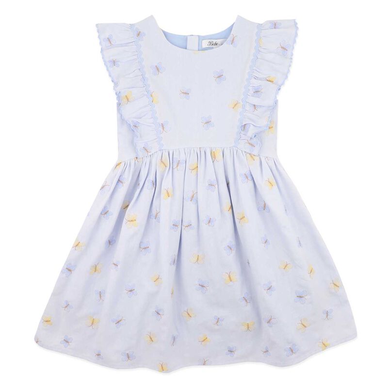 B&eacute;b&eacute; Libby Embroidered Butterfly Dress 3-7Y image number 0